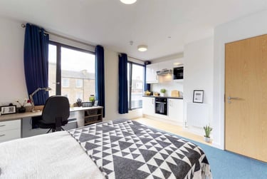 1 bed studio, West Park Place, Haymarket, Edinburgh, EH112EE - Image 8